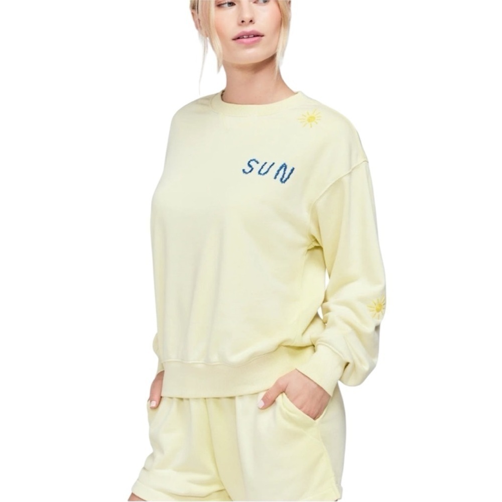 WILDFOX SUNSHINE CODY ☀️ Sweatshirt in Limoncello